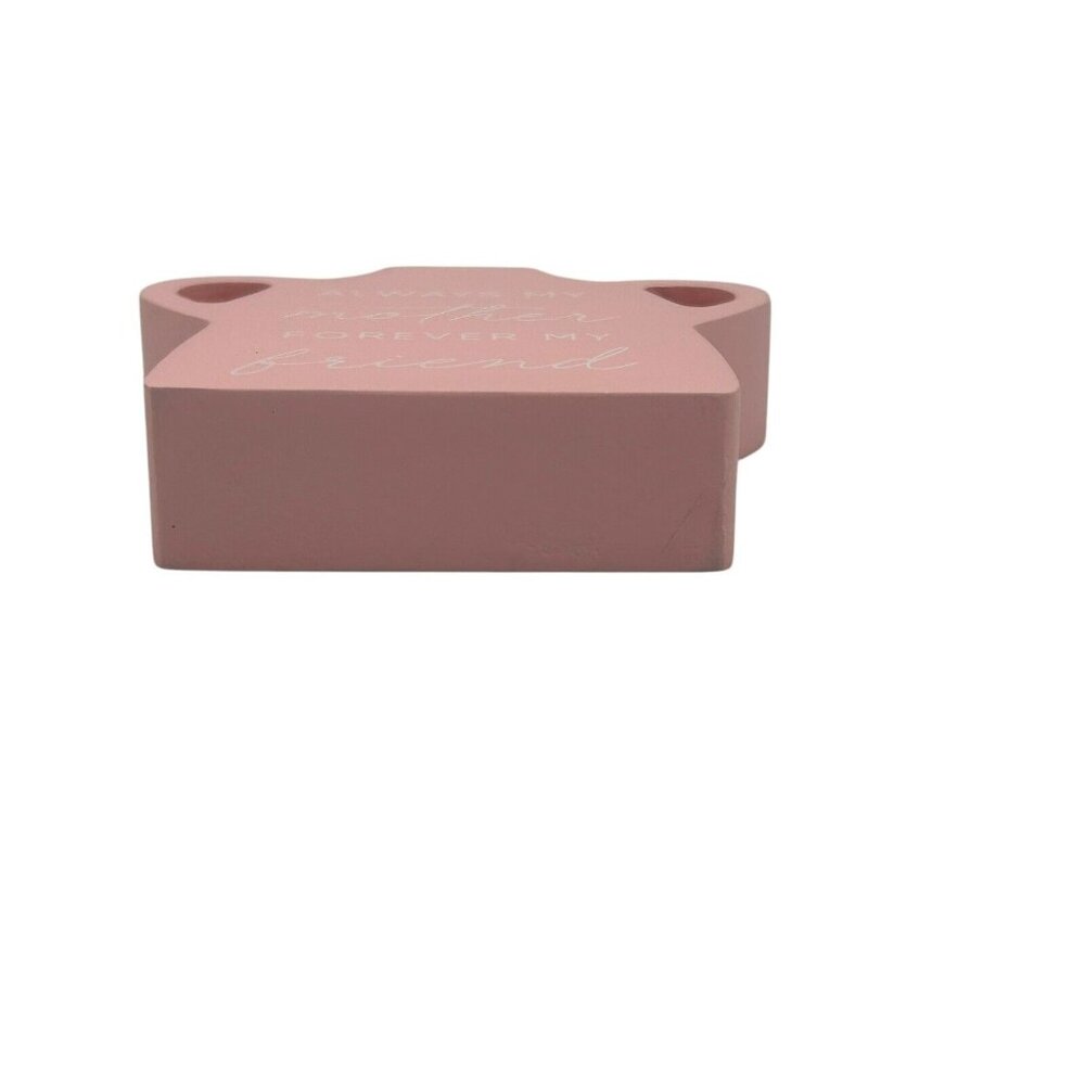 Belle Maison Wooden Decor Flower Pot With Metal Petals Pink Always My Mother - Picture 5 of 7